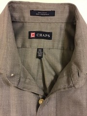 Chaps Button down shirt size 16-161/2. 34/35 Easy care
