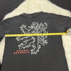 Czech Republic Shirt Mens Small Graphic Lion Crest National Team Souvenir Tee