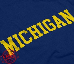 TeeStock Michigan T-Shirt XX-Large Navy