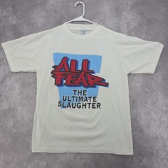Vintage Ultimate Fighter Slaughter All Fear Sguar Creek Made In Usa Single…