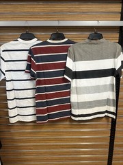 ECKO Unltd. Vintage Men’s Stripe V-Neck T-Shirt ( 3 Pieces / One Price ) Small