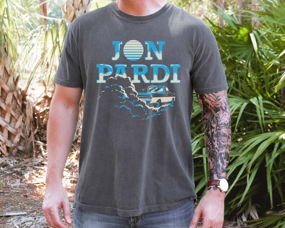 Jon Pardi T-Shirt Country Music on Premium Vintage Black Comfort Colors Tee