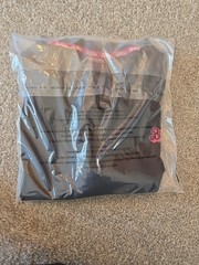 Mens Barbie Graphic T-shirt SZ LARGE Black & Pink 100% Cotton Front & Back