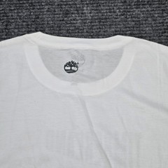 Timberland 100% Cotton Graphic T-Shirt Men’s Size XL White Casual Back Print New