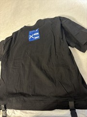 11BYBBSDARK Graphic Techwear Shirt 2XL Black Buckle Strap Oversized Tee