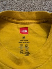 Vintage The North Face Yellow Aurora Borealis Shirt Medium