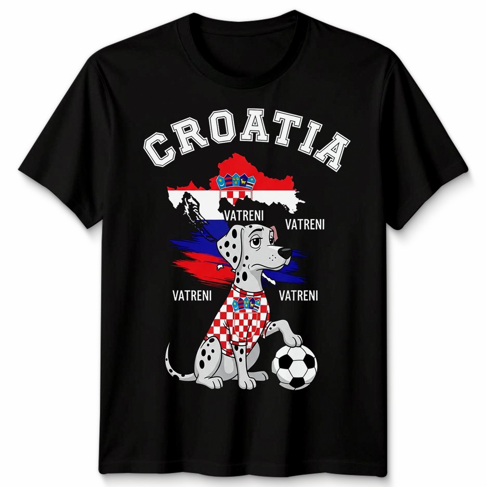 Croatia Country Pride Unisex Football T Shirt Croatian Soccer Fan Mens Women Tee