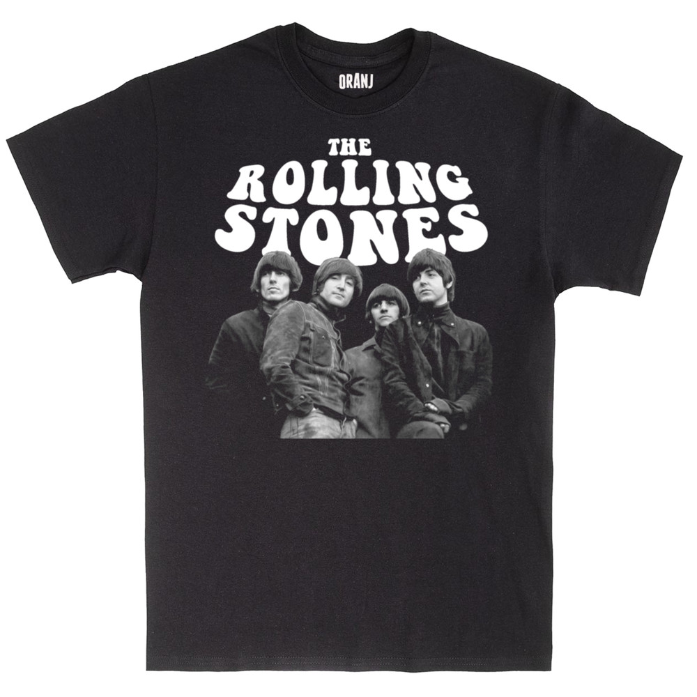 The Beatles Rolling Stones Rubber Soul T-shirt