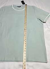 Alfani Men’s Tipped Textured Pique Short Sleeve T-Shirt Blue 2XL