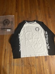 Chrome Hearts Long Sleeve T-Shirt Black/White Sz S