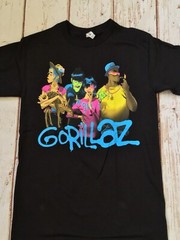 NEW- GORILLAZ – Colorful logo T-SHIRT
