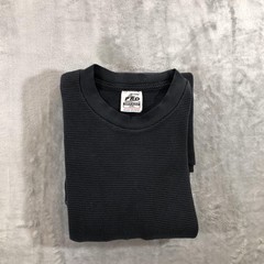 Vintage 5 Pro Shirt Mens 2XL Black Super Heavy Thermal Long Sleeve Tee USA