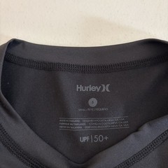 Hurley T-Shirt Men’s Small Rash Guard Short Sleeve UPF 50 Gray Logo Crew Neck