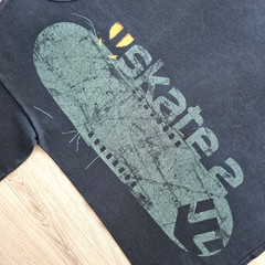 Vintage SKATE 2 Shirt L Video Games Promo EA Sports Etnies Tony Hawk Pro Skater