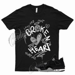 BROKEN T Shirt for 4 SE Black Canvas Light Steel Grey Shadow Red Particle 1 Gym