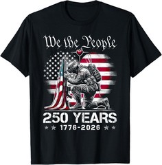 250 Years of American 250th Anniversary 1776 2026 Veterans T-Shirt