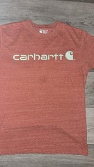 Carhartt Men’s Size Small Graphic Tshirt Work Loose Fit Short Sleeved *spots