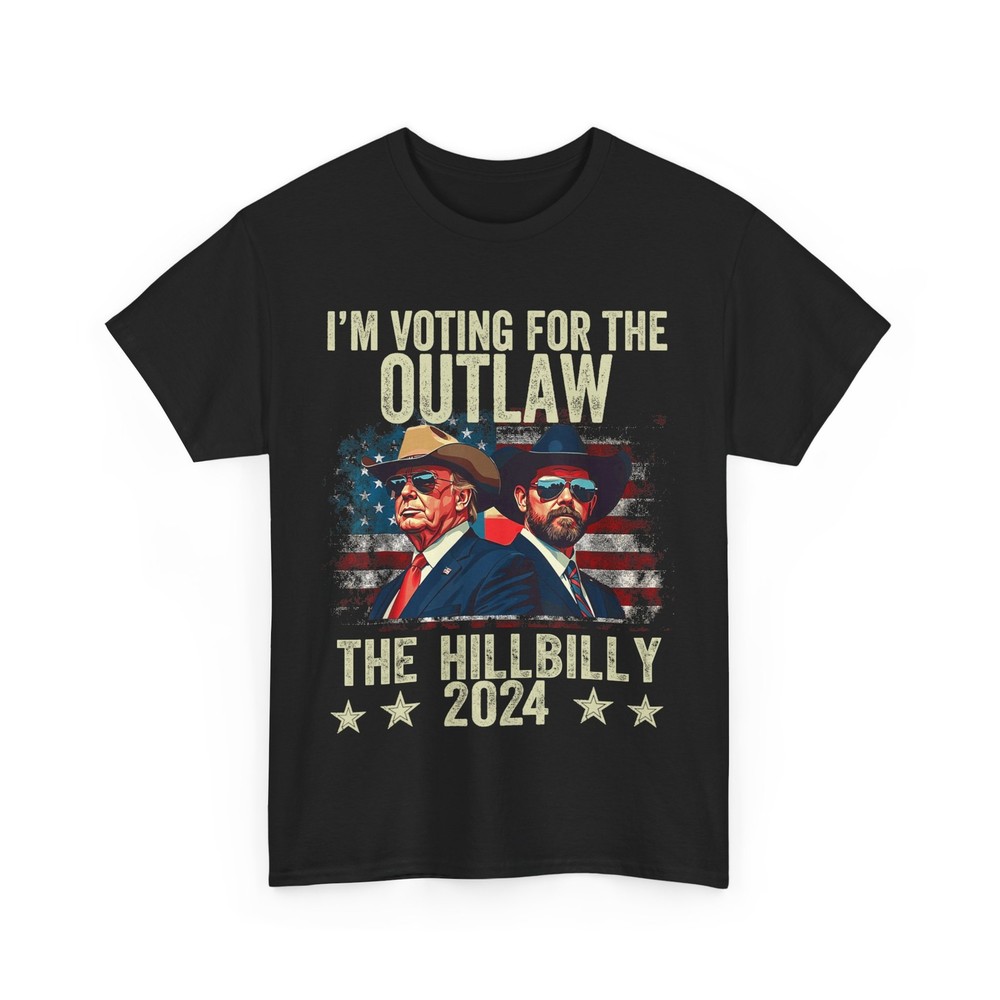 Vintage I’m Voting For The Outlaw And The Hillbilly 2024 T-Shirt