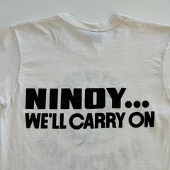 Vintage 1980s Ninoy Aquino T-Shirt Size Small