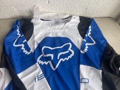 Fox Racing 180 Racing Mens Blue White Black Colorblock Lux Jersey Size 2XL New