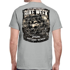 T-Shirt 2026 Bike Week Daytona Beach Wolf No Harley