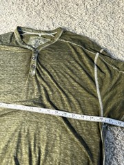Buckle Black Shirt Adult Extra Large 1XL Green Short Sleeve Casual Mens A234****