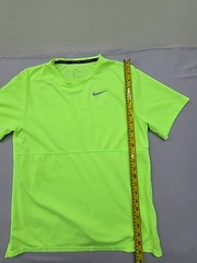 Nike Mens Green Dri-FIT Short Sleeve T-Shirt Regular Polyester Crewneck