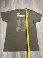 Vans Warped Tour 2007 Lucky 13 Green Medium Tour Shirt Double Sided