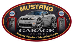 2010 2011 Ford Mustang Coupe Garage Sign Wall Art Graphic Sticker