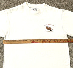 Vintage Endangered Feces Funny T Shirt Single Stitch Ferret Driggs Idaho M