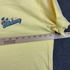 Billabong Wave Washed Beachin Graphic T-Shirt Mens Large Yellow New MT131BBE