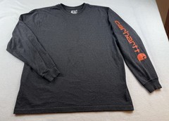 Carhartt Shirt Mens Size L Loose Fit Long Sleeves Pullover T-Shirt TK0231-M