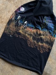 Vintage 90s Hazelwood Horse Wraparound Nature T Shirt X Adult XL Colorful Art