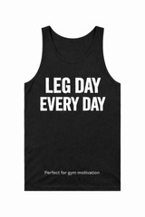 Custom Gym Tank Top Personalized Workout Shirt Mens Fitness Motivational Gift