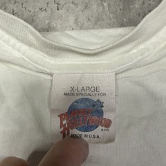 Vintage Planet Hollywood Chicago T-Shirt XL Made in USA White 90s Single Stitch