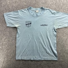 Vintage USS Guardfish SSN 612 Shirt Mens Medium Blue Submarine Navy 80s SS