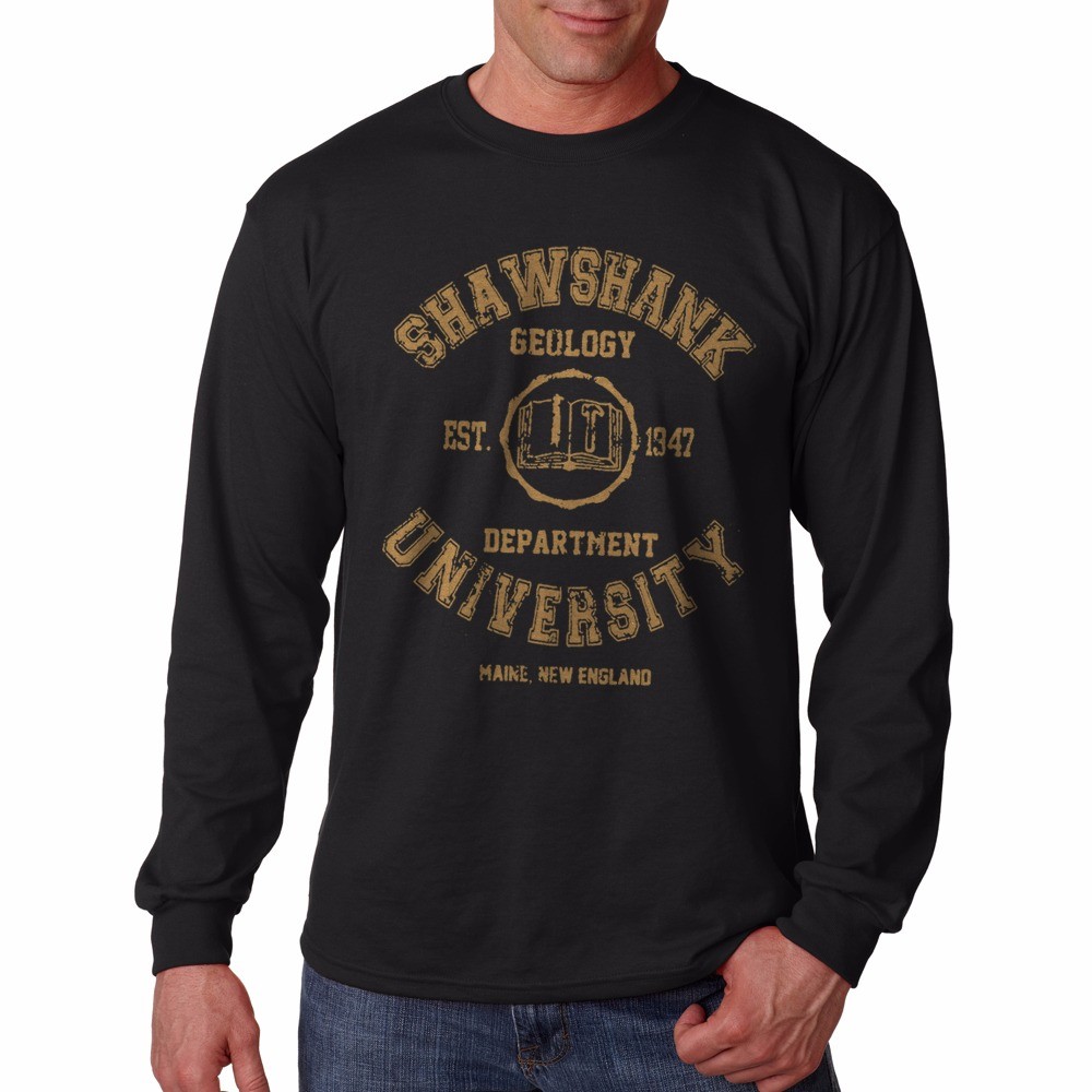 Shawshank Redemption University prison long sleeve t-shirt 9829