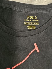 Big PONY MEN’S polo Ralph Lauren T Shirt Size Xl Black Red big pony graphic