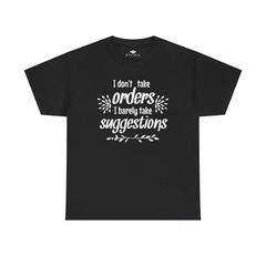 Classic Fit Humour Tee | Unisex Round Neck Funny Text Printed Casual T-Shirt
