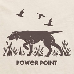 Life is Good 139158 – Men’s Power Point Hunting Dog Short Sleeve Crusher Tee – P