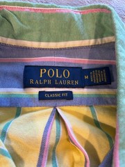 Polo Ralph Lauren Men’s Multi-Color Striped Long Sleeve Shirt size medium