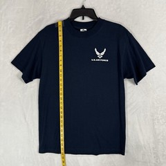 Lot 2 USAF Air Force Shield Graphic T Shirt Size M Military Training Fighter Jet