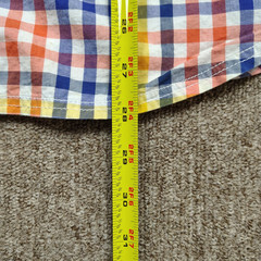 BORN FLY Shirt Men XL Plaid Short Sleeve Button Up Tide Detergent Parody Y2K