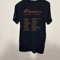 10 Years Band T Shirt Mens Sm Black Graphic Rock Concert How To Live As Ghosts