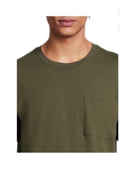 Athletic Works Mens Smoky Olive Driworks Tri-Blend Pocket T-Shirt 3XL (54-56)NEW