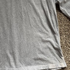 Carhartt Long Sleeve Logo Graphic Shirt Gray Size L Loose Fit TK0231-M Workwear