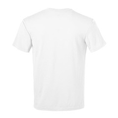 Men’s 3 Pack – USA Poly/Cotton Military Tee, White, Large