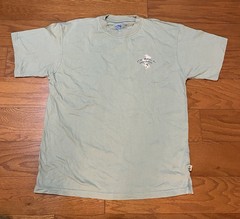 Joe Marlin T-Shirt Men’s Size L Martini Mermaid Fish Tropical Resortwear Large
