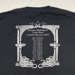 Absu Tour Shirt Mens XL Vintage Y2K Long sleeve Black Metal band Tee 2009 2000s