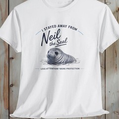 Neil the Seal Shirt Funny Coastal Animal Graphic Tee Gift for Seal Lovers